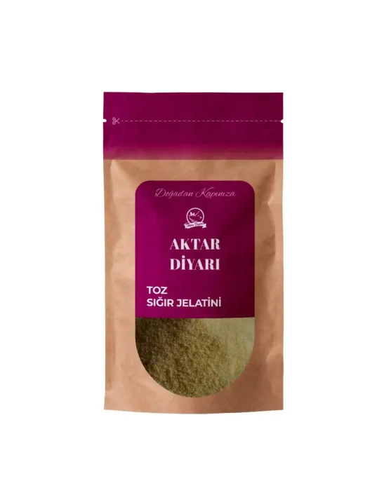 Toz Sığır Jelatin   100 Saf Sığr Domuz İçermez 1Kg