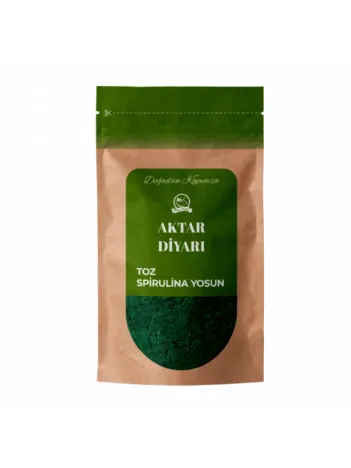 Spirulina Toz Yosun  100 Saf 50gr