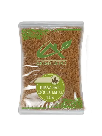 Kiraz Sapı Öğütülmüş (toz) 500 GR Kiraz Sapı Öğütülmüş (toz) 500 GR