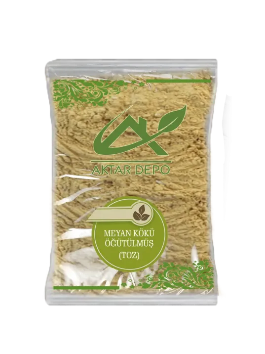 Meyan Kökü Öğütülmüş (toz) 500 GR Meyan Kökü Öğütülmüş (toz) 500 GR