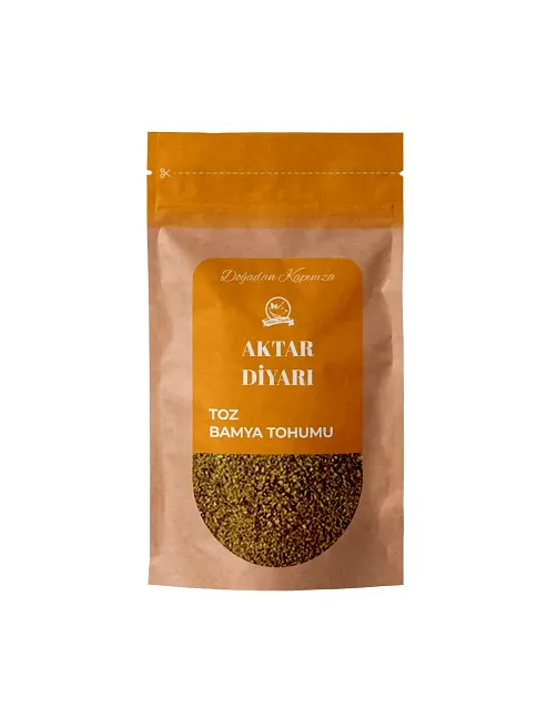 Bamya Tohumu Öğütülmüş