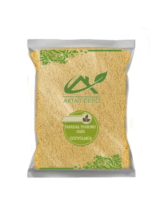 Hardal Tohumu Sarı Öğütülmüş