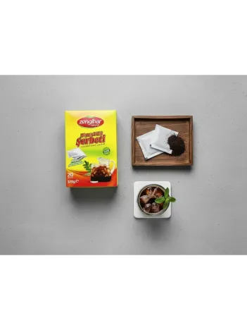 Zengibar Meyan Kökü Şerbeti Süzen Poşet