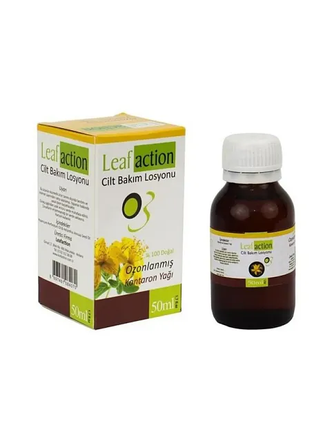 Leafaction Ozonlu Kantaron Yağı 50 Ml