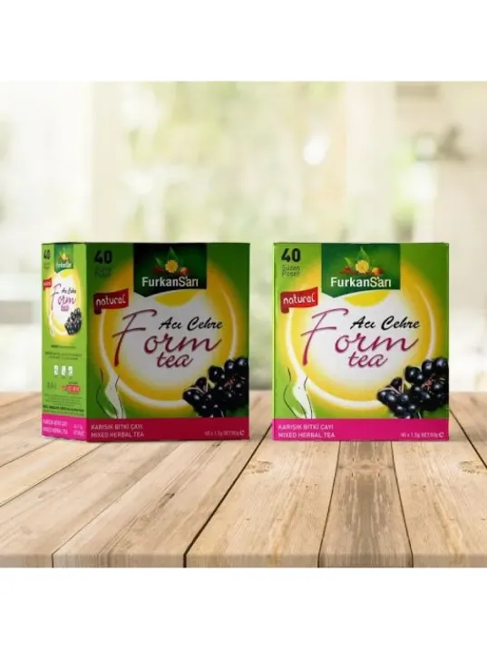 Furkan Sarı Acı Çehre Form Çayı 40 Lı