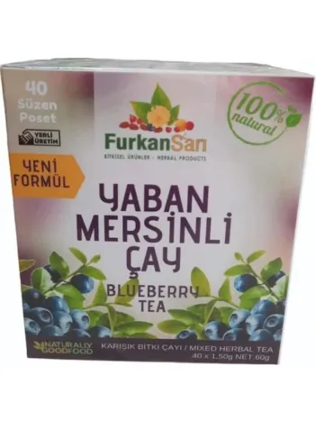 Furkan Sarı Yaban Mersini Çayı 40 Lı