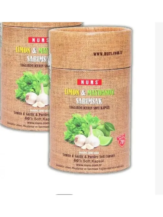 Nurs Limon-maydanoz-sarımsak Softjel 60 Lı