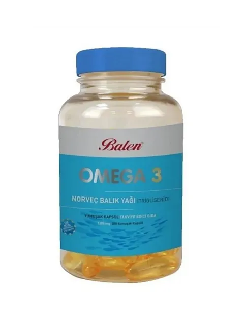 Balen Omega3 Norveç Balık Yağı Kapsül 100 Lü Net Fiyat