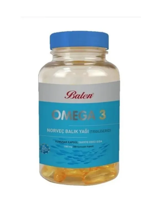 Balen Omega3 Norveç Balık Yağı Kapsül 100 Lü Net Fiyat