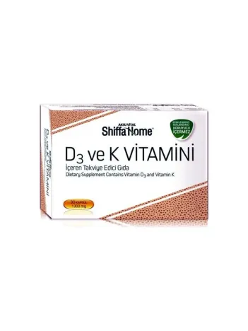 Shf D3 Ve K Vitamini 30 Softjel 1300 Mg