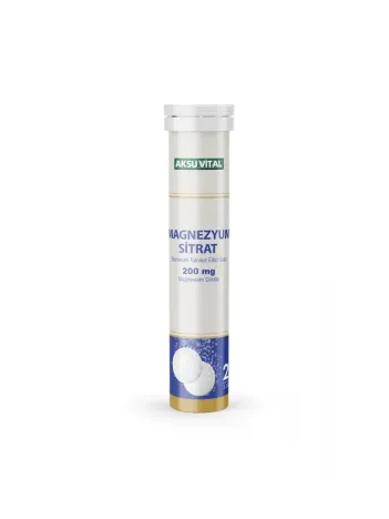 Aks Magnezyum Sitrat Efervesan 200 Mg