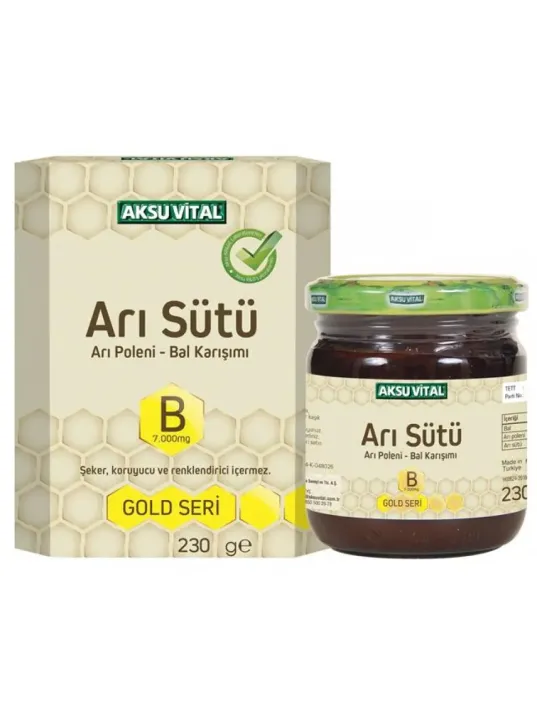 Aksvital Arı Sütü Polen Krşm Bebe Gold 220gr