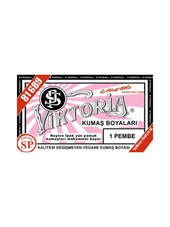 01 Kumaş Boyası Viktoria  Pembe