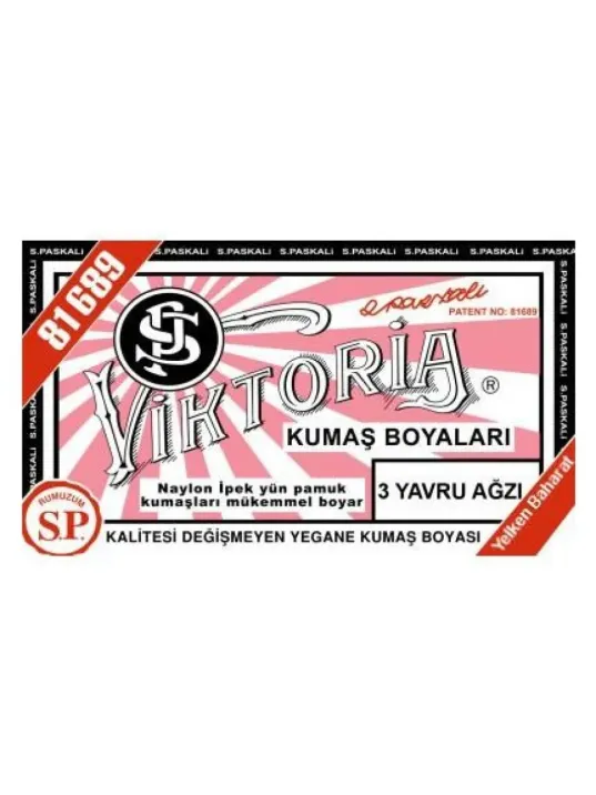 03 Kumaş Boyası Viktoria Yavru Ağzı