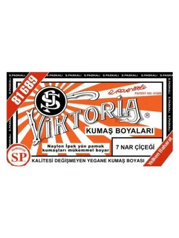 07 Kumaş Boyası Viktoria Nar Çiçeği