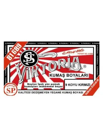 09 Kumaş Boyası Viktoria K.kırmızı