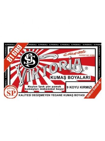 09 Kumaş Boyası Viktoria K.kırmızı