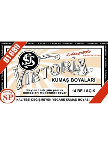 14 Kumaş Boyası Viktoria Bej Açık