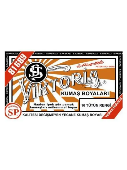 16 Kumaş Boyası Viktoria Tütün