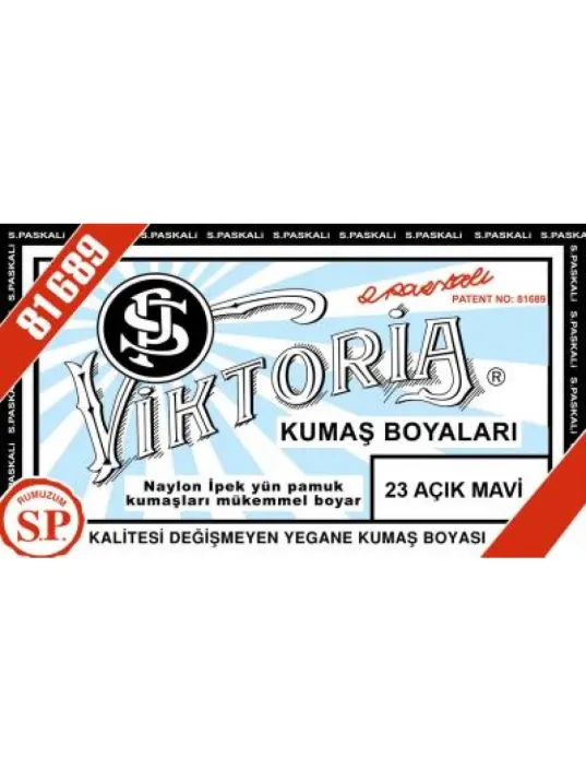 23 Kumaş Boyası Viktoria Açık Mavi