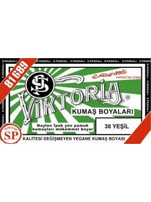 38 Kumaş Boyası Viktoria Yeşil