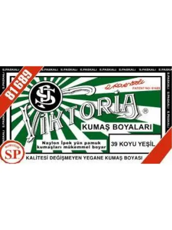 39 Kumaş Boyası Viktoria Koyu Yeşil