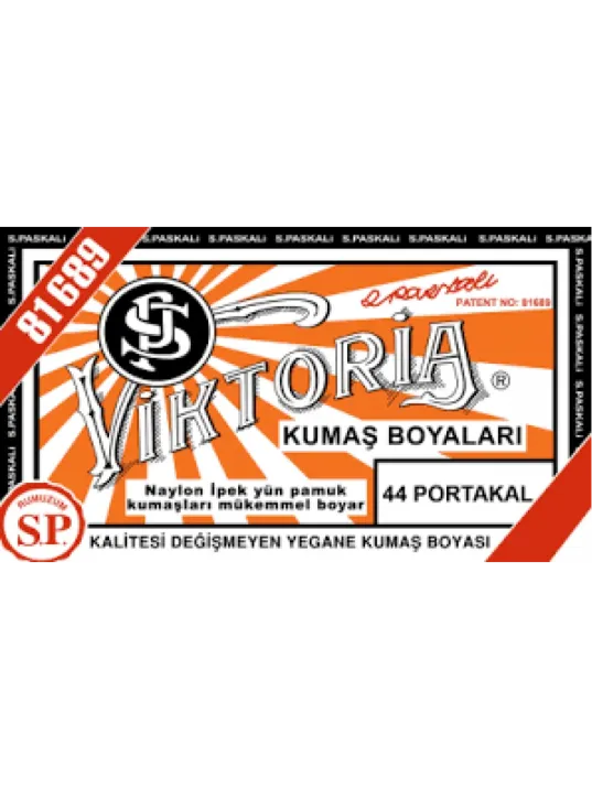 44 Kumaş Boyası Viktoria Portakal