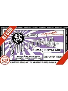 54 Kumaş Boyası Viktoria Eflatun Koyu