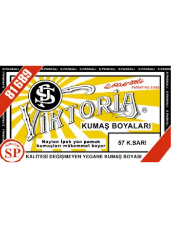 57 Kumaş Boyası Viktoria K.sarı