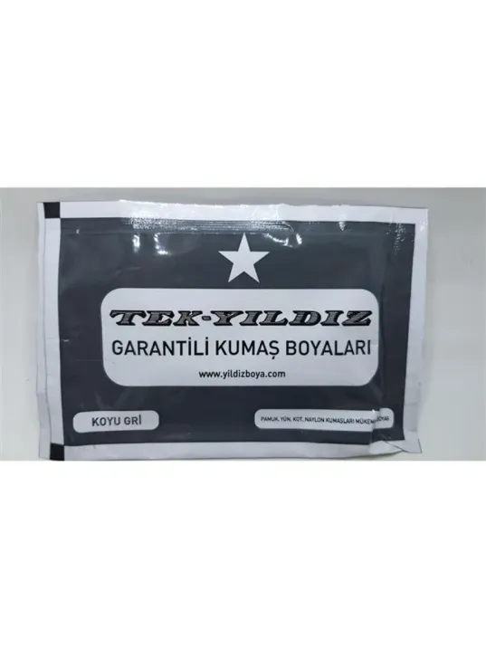 Tekyıldız Kumaş Boyası Koyu Gri 34