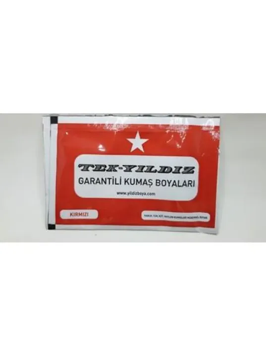 Tekyıldız Kumaş Boyası Kırmızı 08