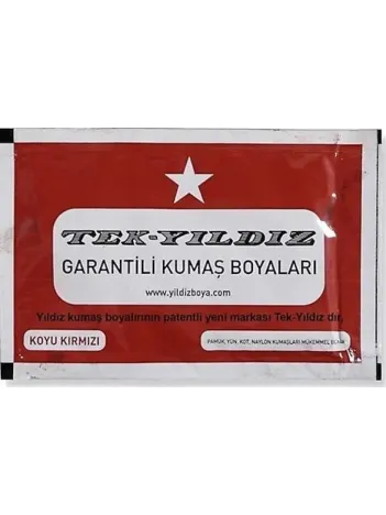 Tekyıldız Kumaş Boyası Koyu Kırmızı 09