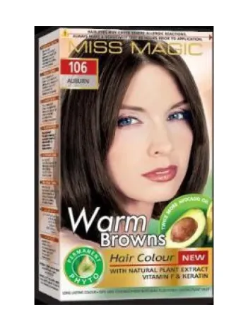 Saç Boyası Miss Magıc No:106 (kestane) Saç Boyası Miss Magıc No:106 (kestane)