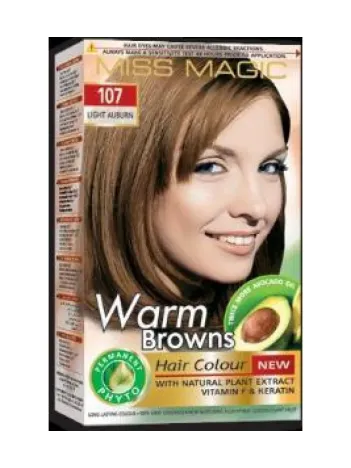 Saç Boyası Miss Magıc No:107 (açık Kestane) Saç Boyası Miss Magıc No:107 (açık Kestane)