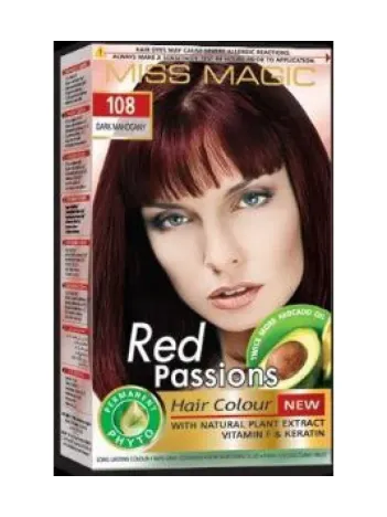 Saç Boyası Miss Magıc No:108 (koyu Kızıl) Saç Boyası Miss Magıc No:108 (koyu Kızıl)