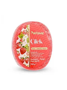 Purlavie Süngerli Çilek Sabun 100 Gr