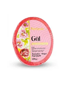 Purlavie Süngerli Gül Sabun 100 Gr