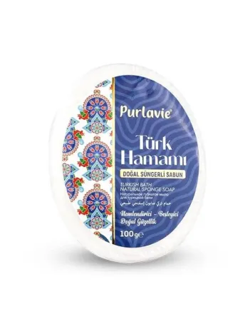 Purlavie Süngerli Hamam Sabunu 100gr Purlavie Süngerli Hamam Sabunu 100gr