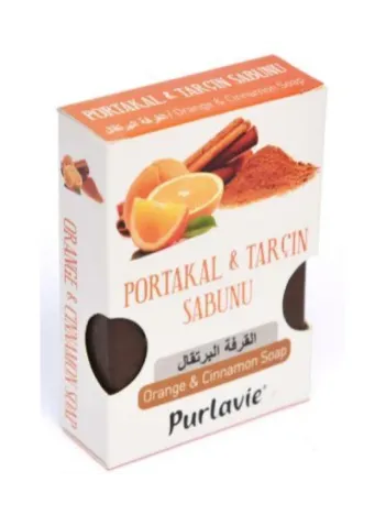 Purlavie Portakal Tarçın Sabunu 100 Gr Purlavie Portakal Tarçın Sabunu 100 Gr
