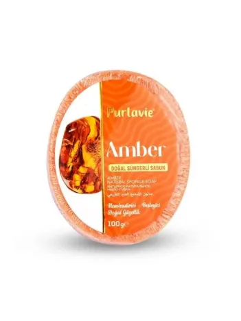 Purlavie Süngerli Amber Sabun 100 Gr Purlavie Süngerli Amber Sabun 100 Gr