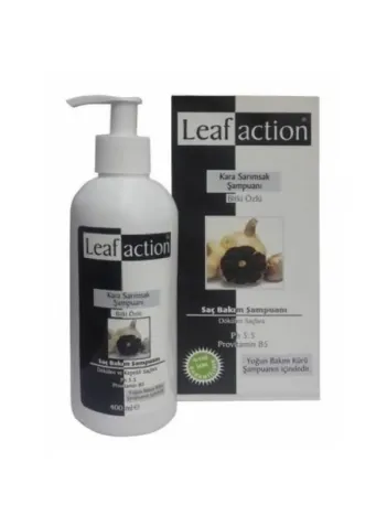 Leafaction Kara Sarımsak Şampuanı 400 Ml
