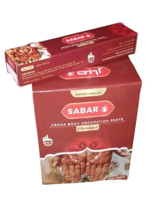 Tüp Kına Kestane Sabar Marka