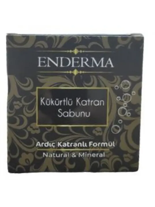 Enderma Kükürtlü Katran Sabunu 120 Gr Enderma Kükürtlü Katran Sabunu 120 Gr