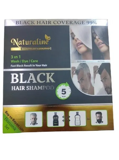 Naturaline Saç Rengi Yenileyici Şampuan Black Hair