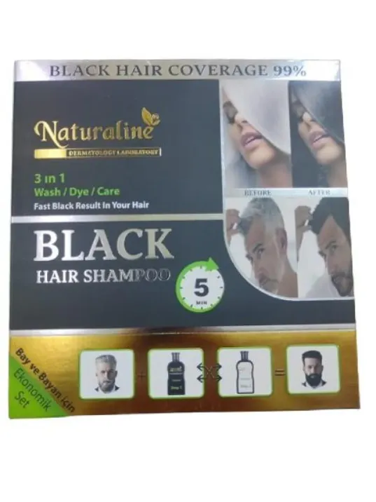Naturaline Saç Rengi Yenileyici Şampuan Black Hair