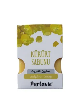 Purlavie Kükürt Sabunu 100 Gr Purlavie Kükürt Sabunu 100 Gr