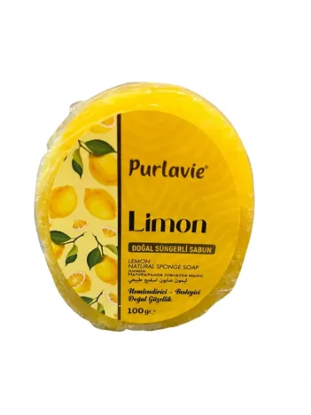 Purlavie Süngerli Limon Sabun 100 Gr Purlavie Süngerli Limon Sabun 100 Gr