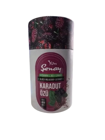 Şenay Karadut Özü 450gr Silindir Kutu