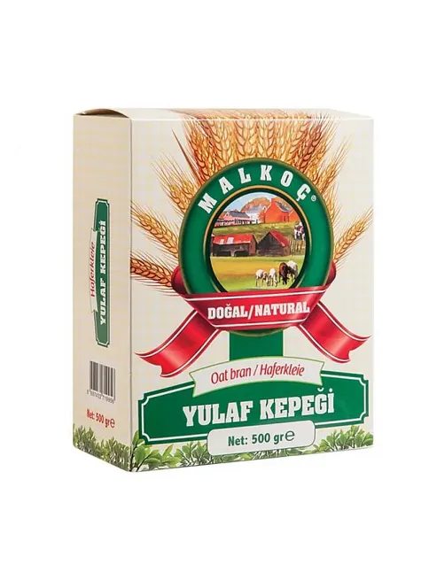 Malkoç Yulaf Kepeği 500 Gr Pk 12'li
