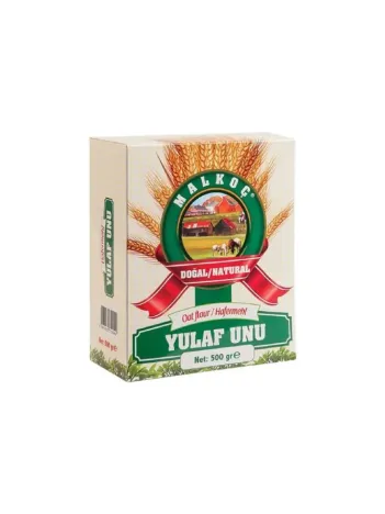 Malkoç Yulaf Unu 500 Gr Pk 12'li